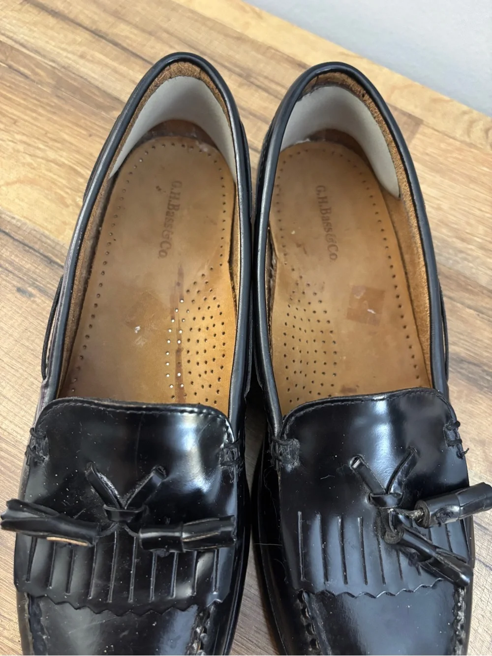 G.H. Bass Weejuns Washington Leather Kiltie Tassel Loafer Black Women’s
